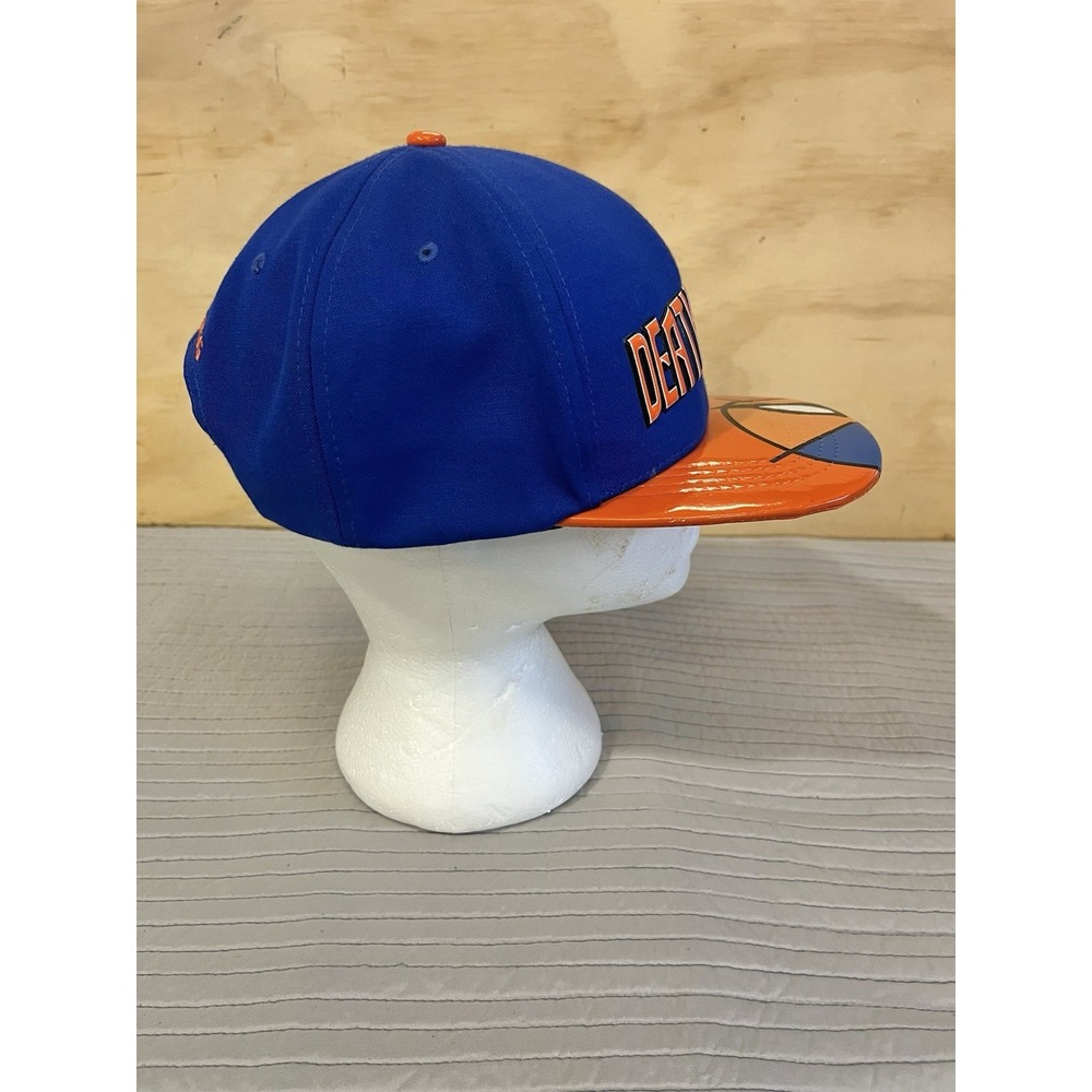 Deathstroke Six Flags DC Comics Cap Hat Blue Orange Adult Adjustable Snapback - Picture 6 of 11